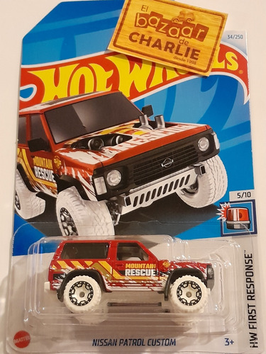 Hot Wheels | 2024 | Nissan Patrol Custom Montain Rescue Roja