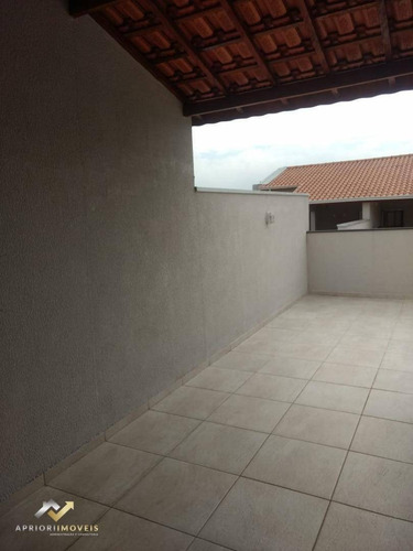 Cobertura Com 2 Dormitórios À Venda, 75 M² Por R$ 329.000,00 - Santa Maria - Santo André/sp - Co0812