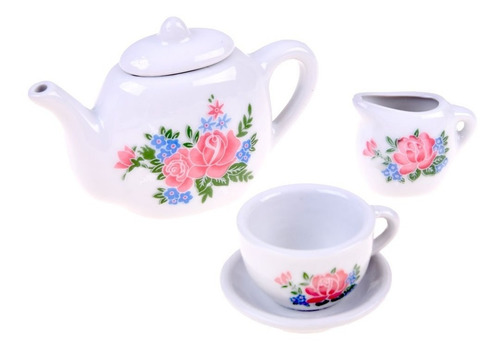 Imagem 5 de 6 de Kit Festa Do Chá Da Tarde Porcelana Infantil 12 Pçs Tea Set