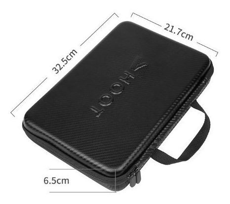 Estuche Maletin Shoot Simil Fibra Carbono Compatible Gopro