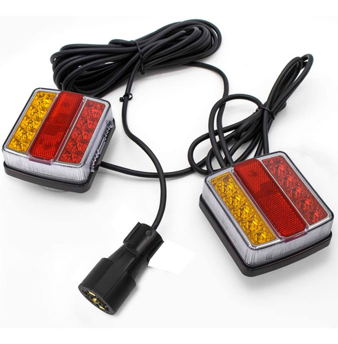 Kit Faroles Led Para Trailer Cable 7metros