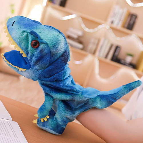 Muñeca De Peluche Con Forma De Dinosaurio, Bonita Marioneta