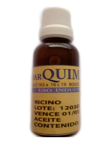 Aceite De Ricino. Presentacion 28 Cc - mL a $786