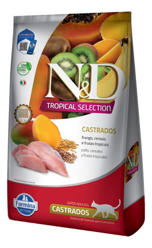 Nd Tropical Selection Felino Castrado Frango 1,5kg