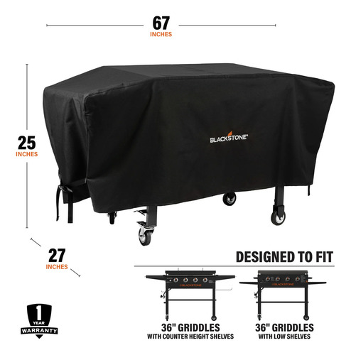 Funda Para Plancha Blackstone De 36 PuLG De Poliéster Msi