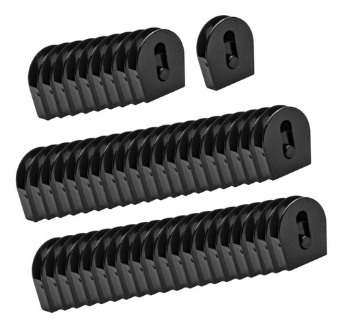 50x Bungee E Collar Cierras Ajustes Correa Medio