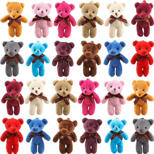 Haconba 36 Paquetes De 4.7 Pulgadas Mini Oso De Peluche De .