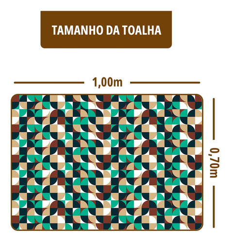 Toalha Mesa Plástica Térmica Mob 2 Lugares 0,70 X 1,00