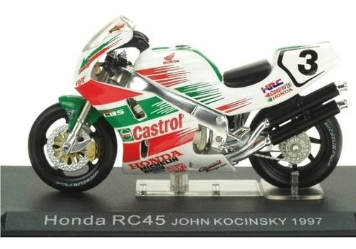 Moto Colección Honda Rc45 Escala 1:24 John Kocinski 1997