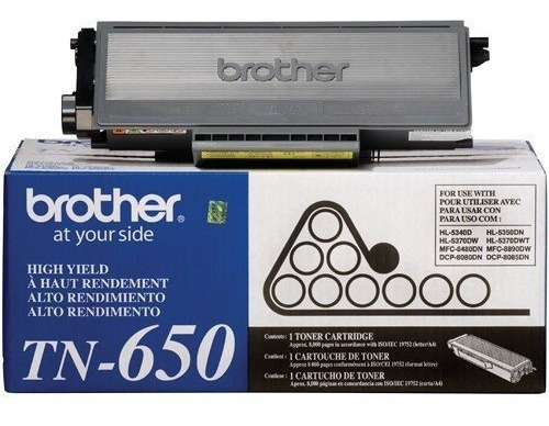 Tóner Brother Tn-650 Color Negro 8000 Páginas /v