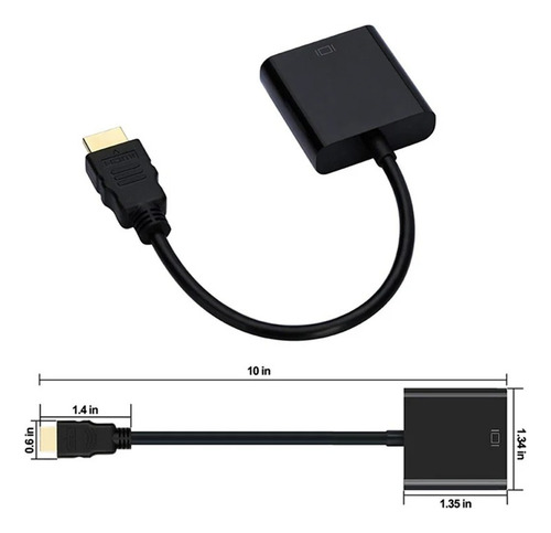 Cable Adaptador Hdmi A Vga