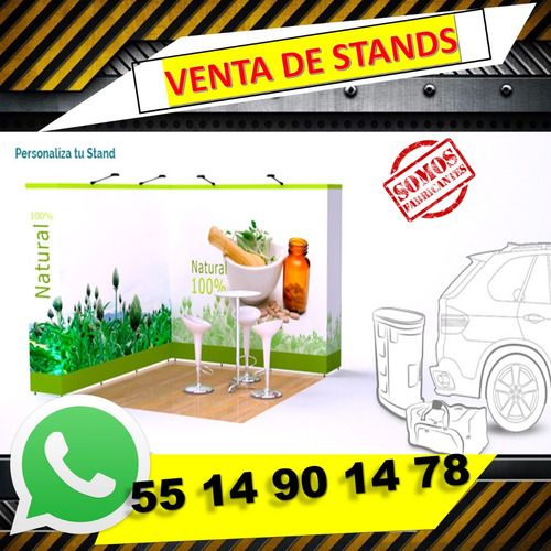 Stand Armable Plegable Renta Venta Para Expo 3x3 Counter Pop