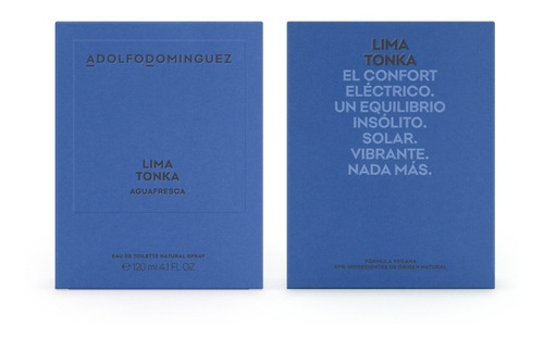Perfume Adolfo Dominguez Lima Tonka Agua Fresca Edt 120 Ml H