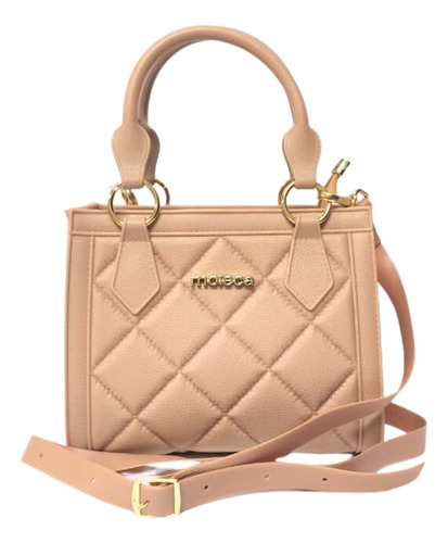 Bolsa Tiracolo Ombro Moleca Feminina Original 50040.1 Cor Nude