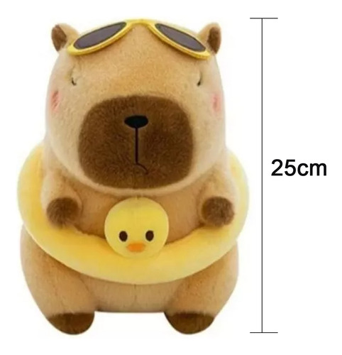Juguete De Peluche Antialérgico Capybara Para Regalo