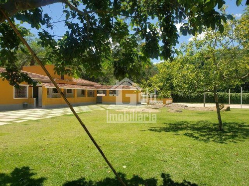 Chacara Com 48 Mil M² Com Casa Sede, Pronta Para Moradira Ou Lazer Na Região De Jacareí(sp) - Ch0036