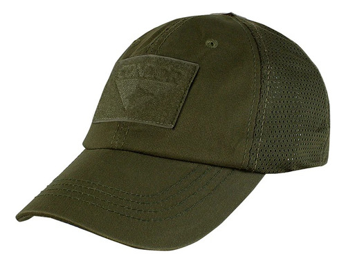 Tcm-001, Gorra Marca Condor, Tactica Con Mesh, Verde Olivo