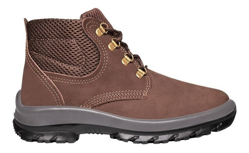 Imagem 2 de 2 de Bota Botina De Segurança Couro Nobuck Tp092 Cartom Ca41335