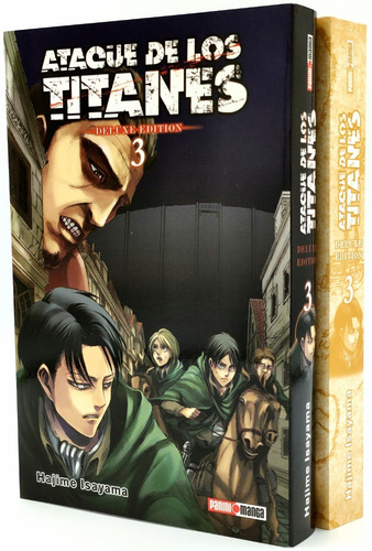 Ataque de los Titanes: Shingeki no Kyojin, De Hajime Isayama. Serie Attack On Titan, Vol. 3. Editorial Panini, Tapa Blanda, Edición 1.0 En Español, 2023