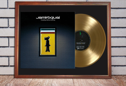 Jamiroquai Travelling Without Moving Tapa Lp Y Disco De Oro