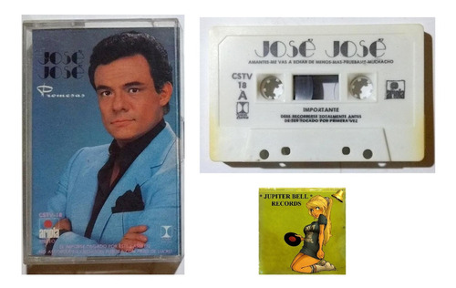 Jose Jose Promesas 1985 Kct Cassette De Coleccion