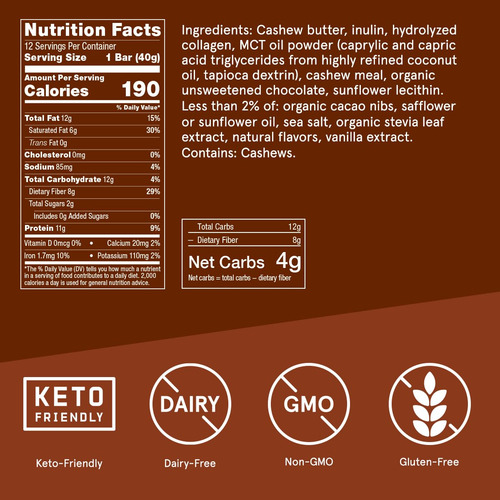 Barras De Proteína, Massa De Biscoito De Chocolate À Prova D