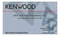 Comprar Software Kpg-137d Original Para Radios Kenwod Tk-2000\u002F3000