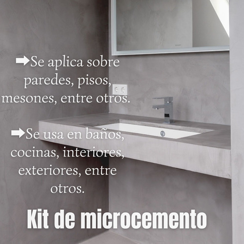 Imagen 2 de 3 de Kit De Microcemento