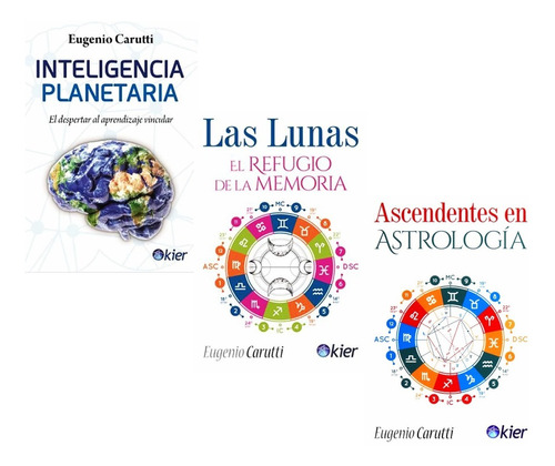 Pack Libros Inteligencia + Las Lunas + Ascendentes - Carutti