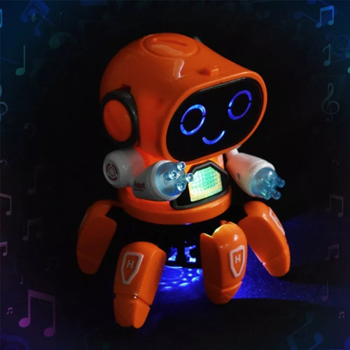 Juguete Robot Bailarín Con Luces Y Sonido