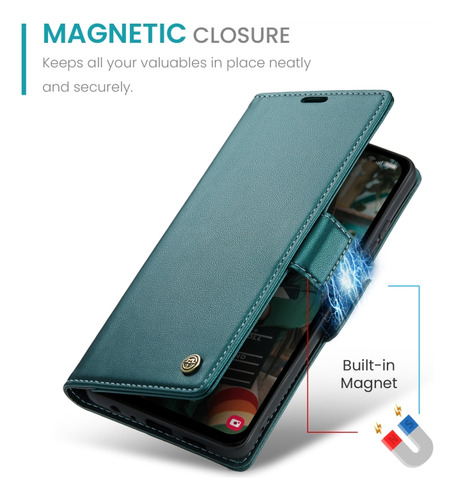 Funda De Piel Para Samsung Galaxy S24 Sm-s921b/ds