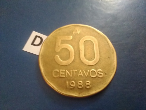 Monedas Argentinas De 1988 De 50 Centavos Australes