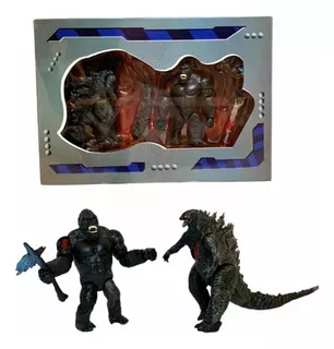 Set Combo Godzilla King Kong X2 Pelicula Juguete Articulado