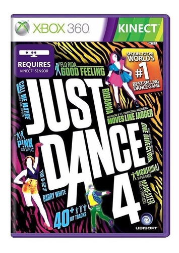 Jogo Just Dance 4 Xbox 360 Mídia Física Lacrado Original