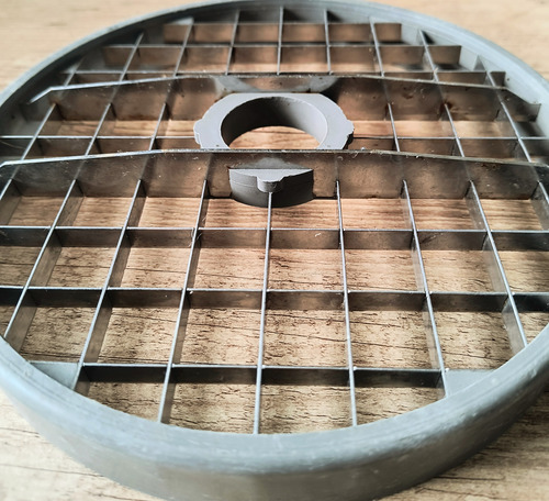 Lâmina+grade Corte Cubo 2,0cm Para Robot Coupe Cl50 Usado (Usado)