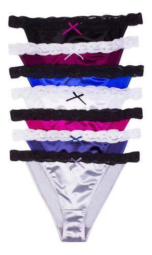Paquete De 7 Panties De Dama De Ilusion Multicolor 71421