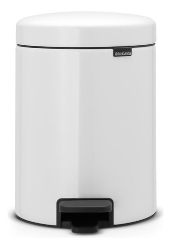 Bote De Basura Pedal Newic Acero/plásti Blanco 5 L Brabantia