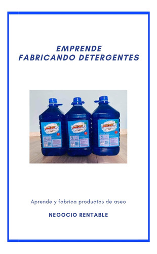 Formula Para Fabricar Detergente 