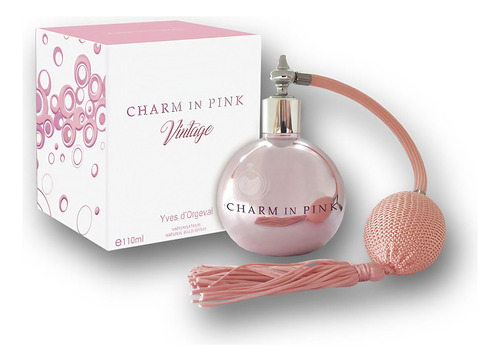 Perfume Charm In Pink Vintage Yves D'orgeval