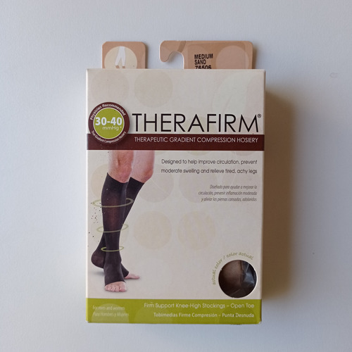 Medias De Compresión 30-40mmhg Rodilla D/libres Therafirm 