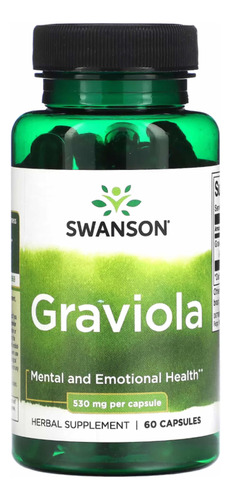 Graviola 530mg - 60 Cápsulas - Swanson