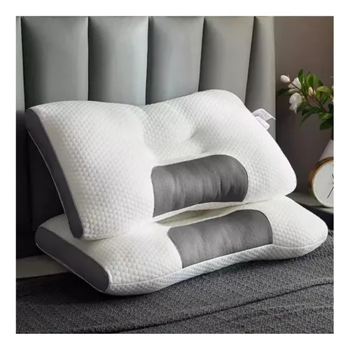 Almohada 3d De Algodón Masajes Spa Indeformable