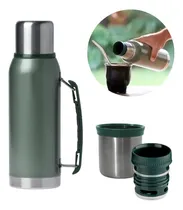 Comprar Termo 1 L Acero Inoxidable Tapón Cebador Color Verde