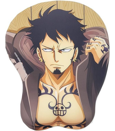 One Piece Trafalgar Law Pads With Silicone Gel Wrist Rest An