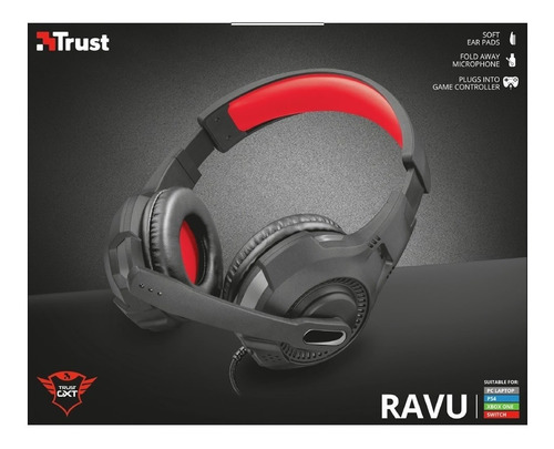 Auricular Gamer Trust Ravu Microfono Pc Notebook Ps4 Gaming