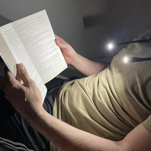 Lanterna Pescoço Led Flexível Recarregável Luz Ultra Forte