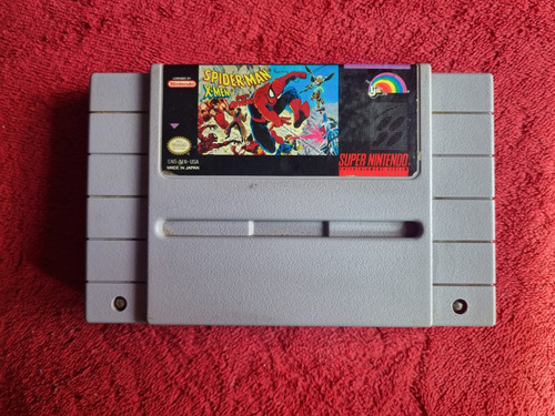 Spiderman X-men Arcades Revenge Snes Fisico Cartucho 