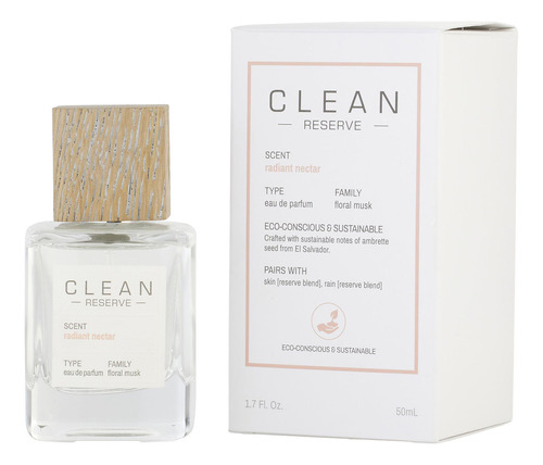 Perfume Clean Reserve Radiant Nectar Eau De Parfum, 50 Ml