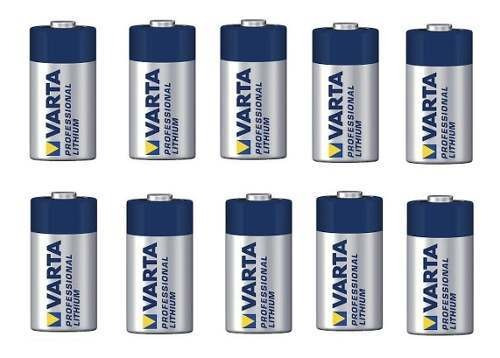 Pila CR123A Varta Lithium Manganese Dioxide 6205 Cilíndrica