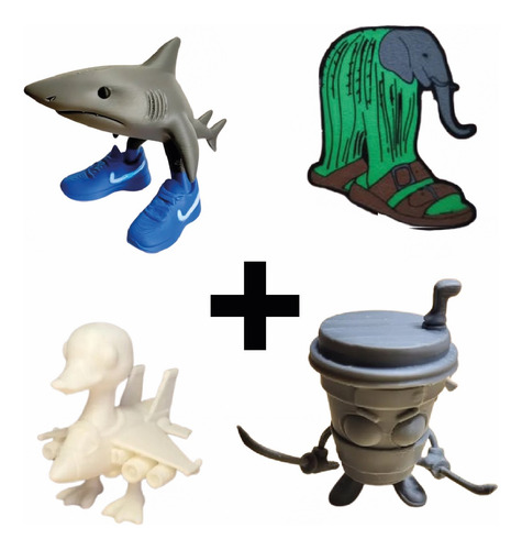 Figuras Italian Brainrot Pack Coleccionable (4 Unidades) Pack 7